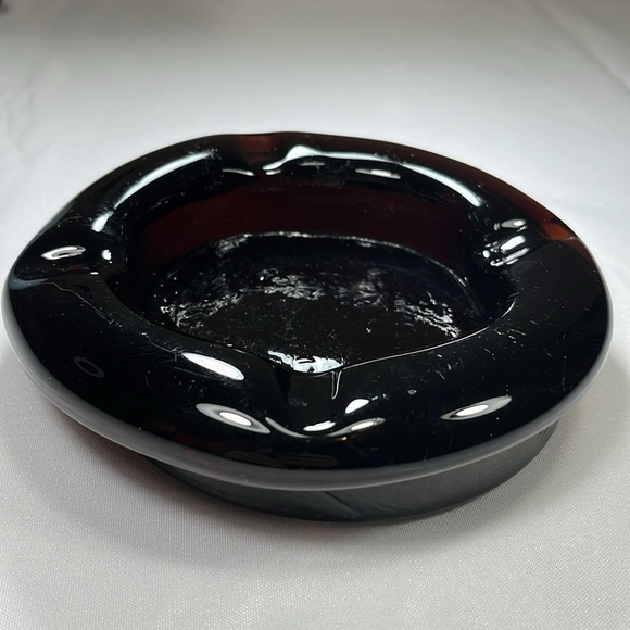 Vintage Handmade Art Glass Ashtray - Picture 1 of 6